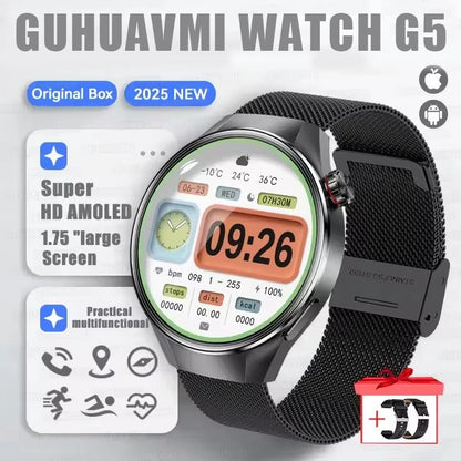 Urban Gear Co. 2025 G5+ Smartwatch – Fitness, GPS & AMOLED Display