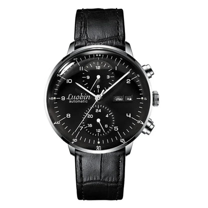 Mens Fashion Mechanical Watches Business Automatic Wristwatch Stainless Steel Luminous Designer 2023