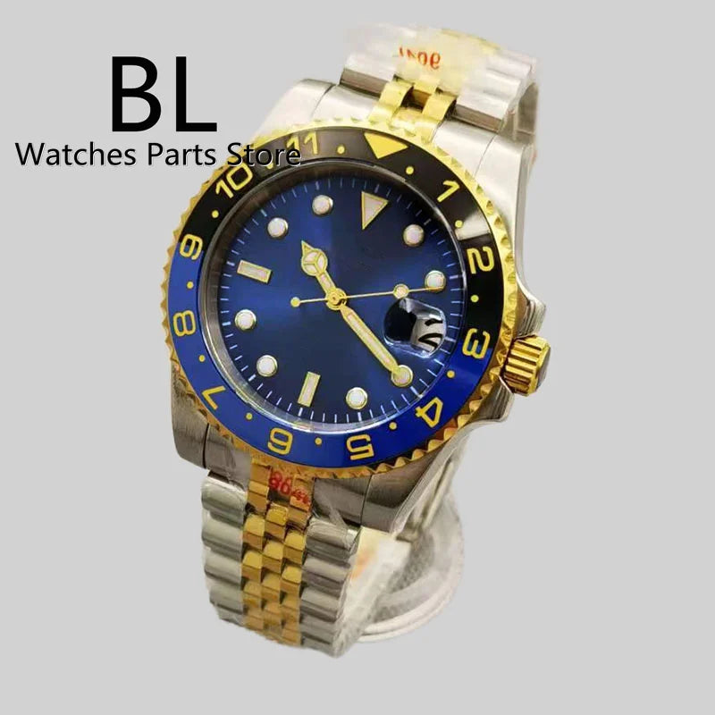 BLIGER 40mm Luxury Diver sapphire crystal