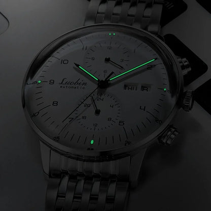 Mens Fashion Mechanical Watches Business Automatic Wristwatch Stainless Steel Luminous Designer 2023