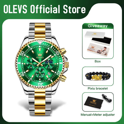 Urban Gear Co. OLEVS Original Men’s Watch – Waterproof Luxury Chronograph