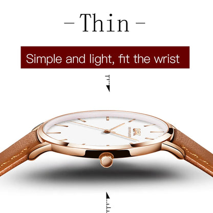 Urban Gear OPK 8101 Original Quartz Watch For Women Waterproof Leather Strap