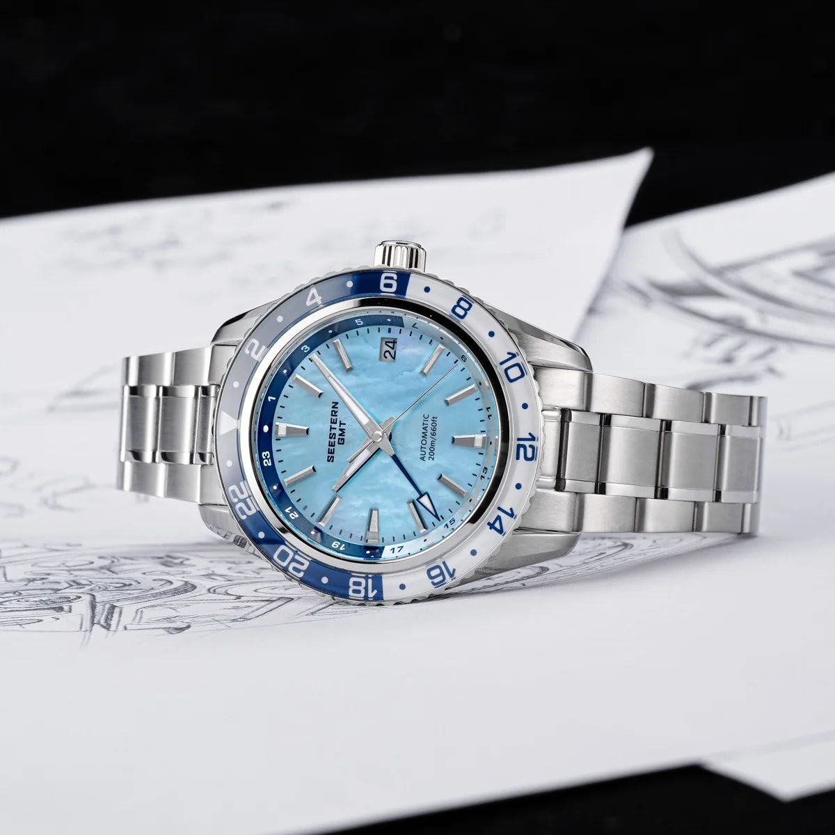 SEESTERN S456 GMT Automatic Watch 