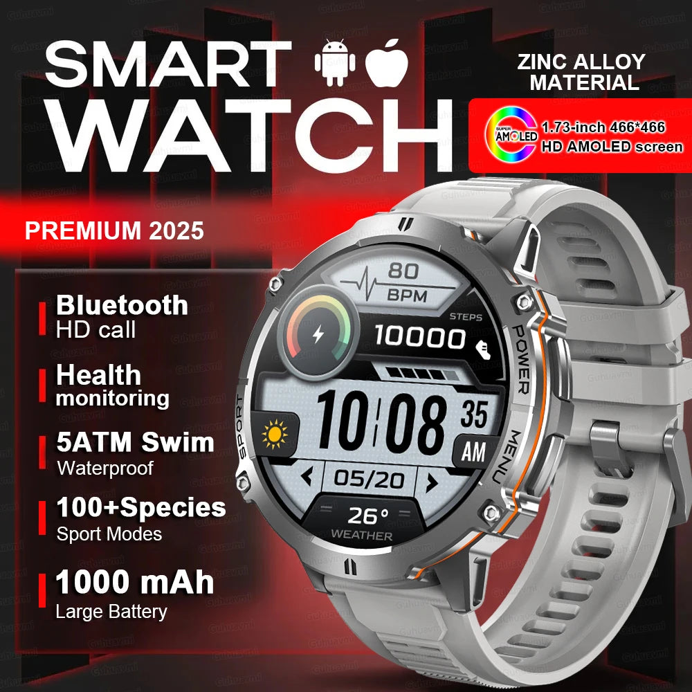 TRex 3 Ultra Smartwatch 1000mAh waterproof GPS