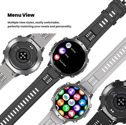 2025 Men’s Tactical Smart Watch