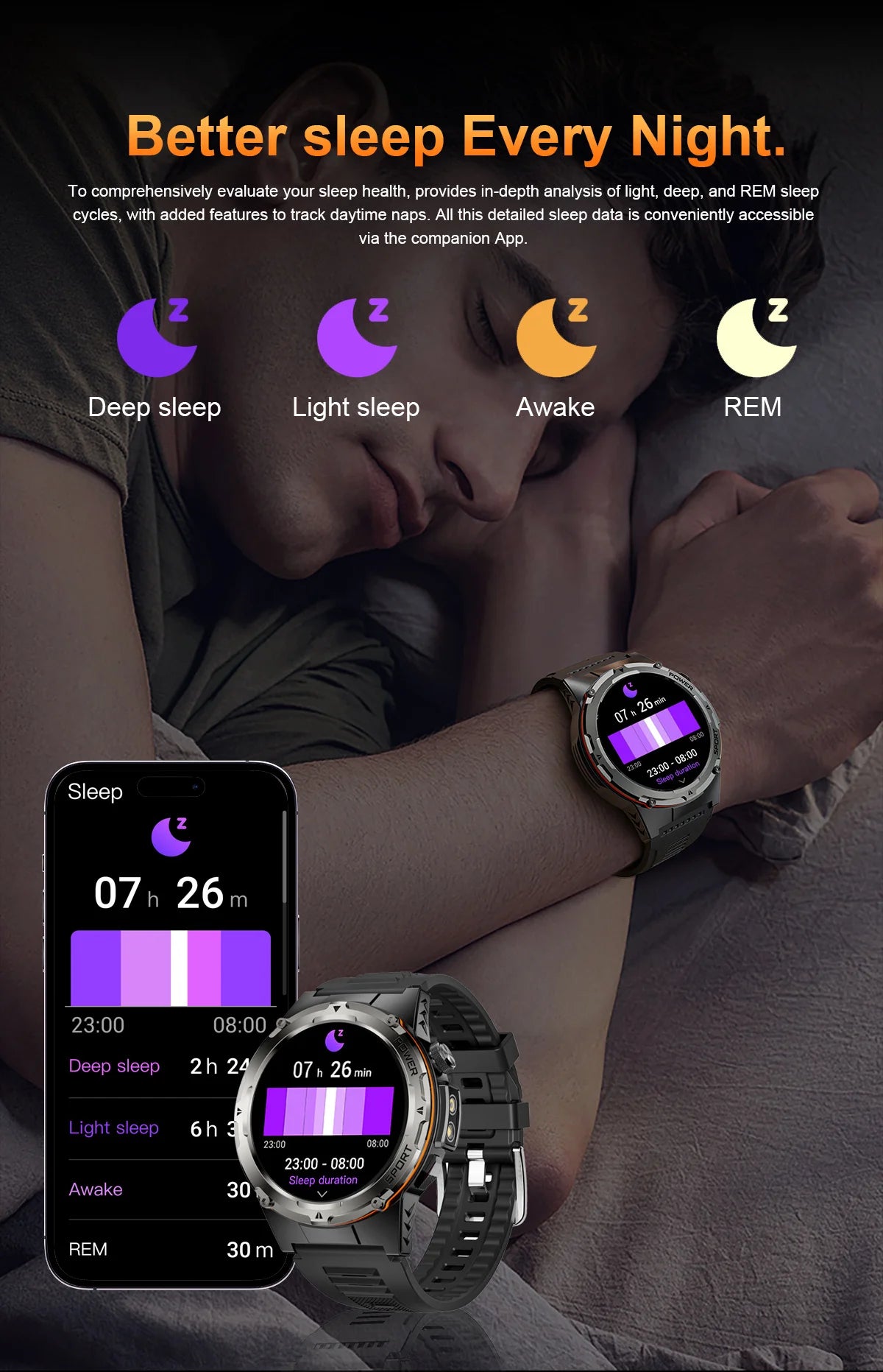 2025 New T-Rex 3 GPS Track Smart Watch Men 3ATM Waterproof UV Infrared 1.39-inch NFC Bluetooth Call Heart Rate Sport Smart Watch
